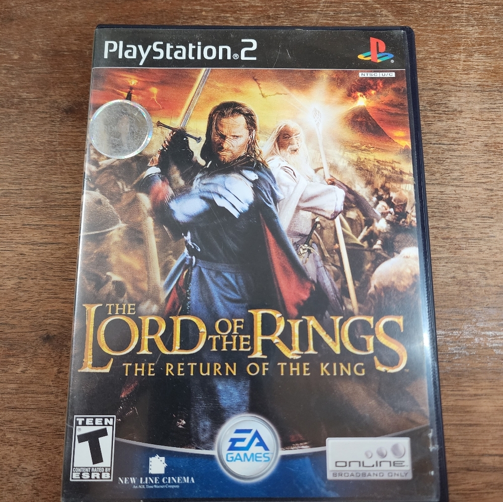 Sony Playstation 2 The Lord Of The Rings The Return Of The King Game PS